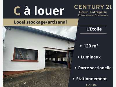 Entrepôt 120m² à l'Etoile proche Lons le Saunier