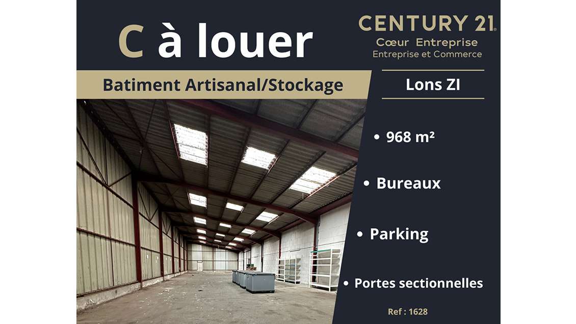 Bâtiment artisanal/stockage - ZI Lons