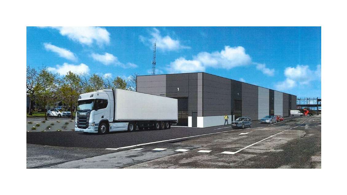 A louer zone de stockage de 960m² à Lanester