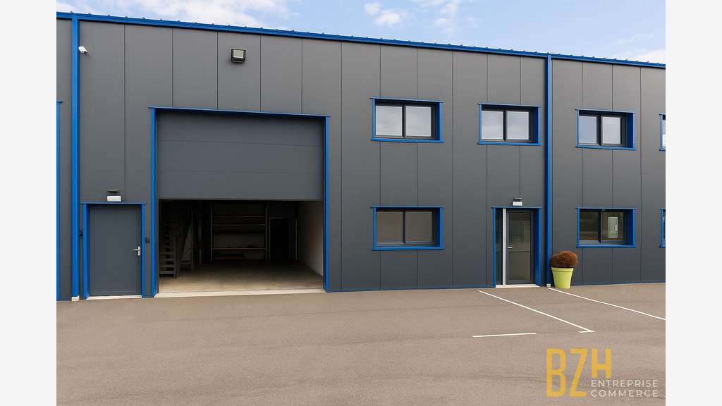 A louer bureaux et stockage Lorient ZA Kerpont 