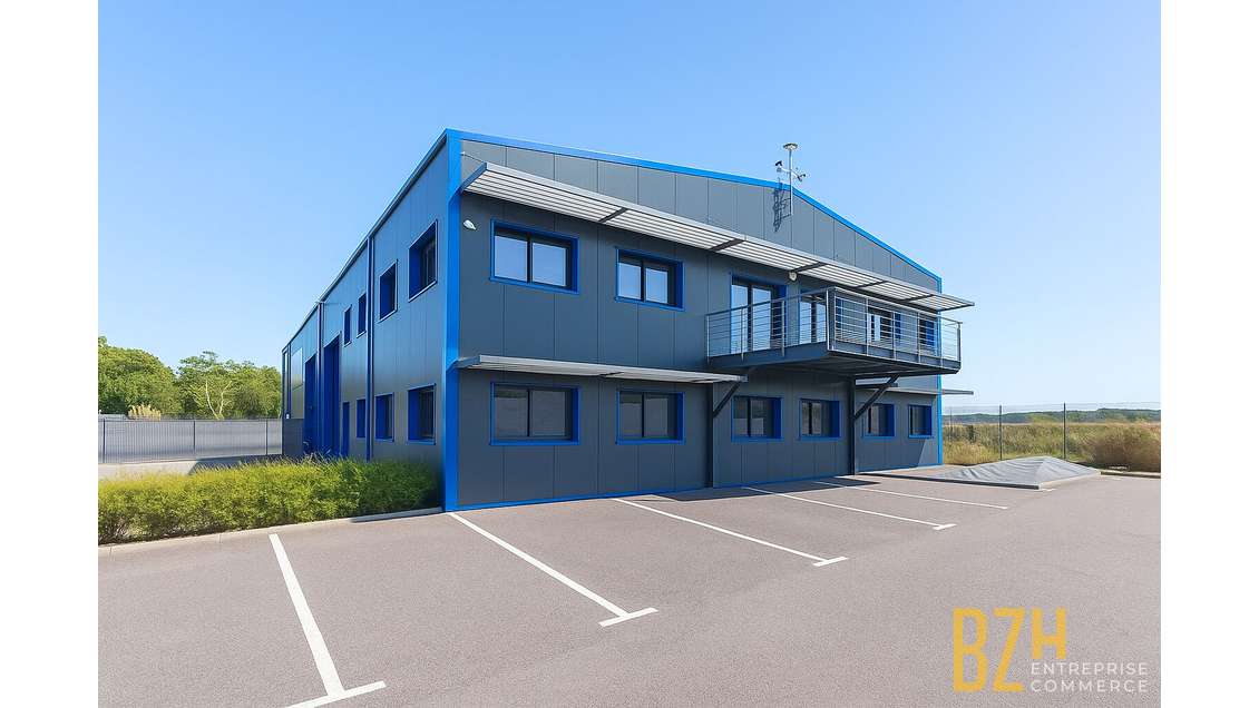 A louer bureaux et stockage Lorient ZA Kerpont 
