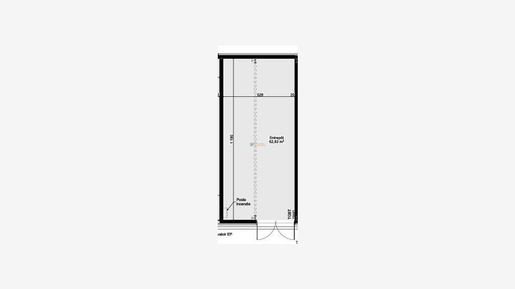 A louer entrepôt de stockage 63m² Lanester Kerpont