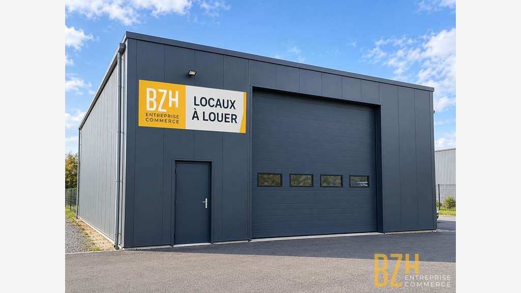 A louer local neuf de 500m² secteur Lorient