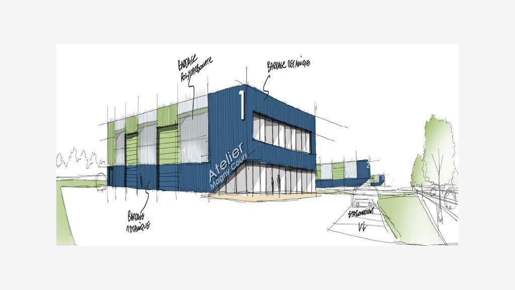 A louer bâtiment indus 613m² à Nevers Magny-Cours