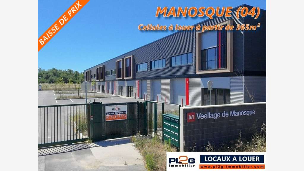Location local d'activité 5800m² RT2020 Manosque