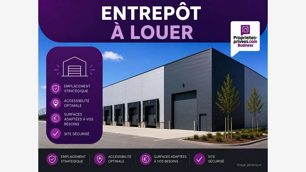 A louer local 1200m² très belle visibilité Marly