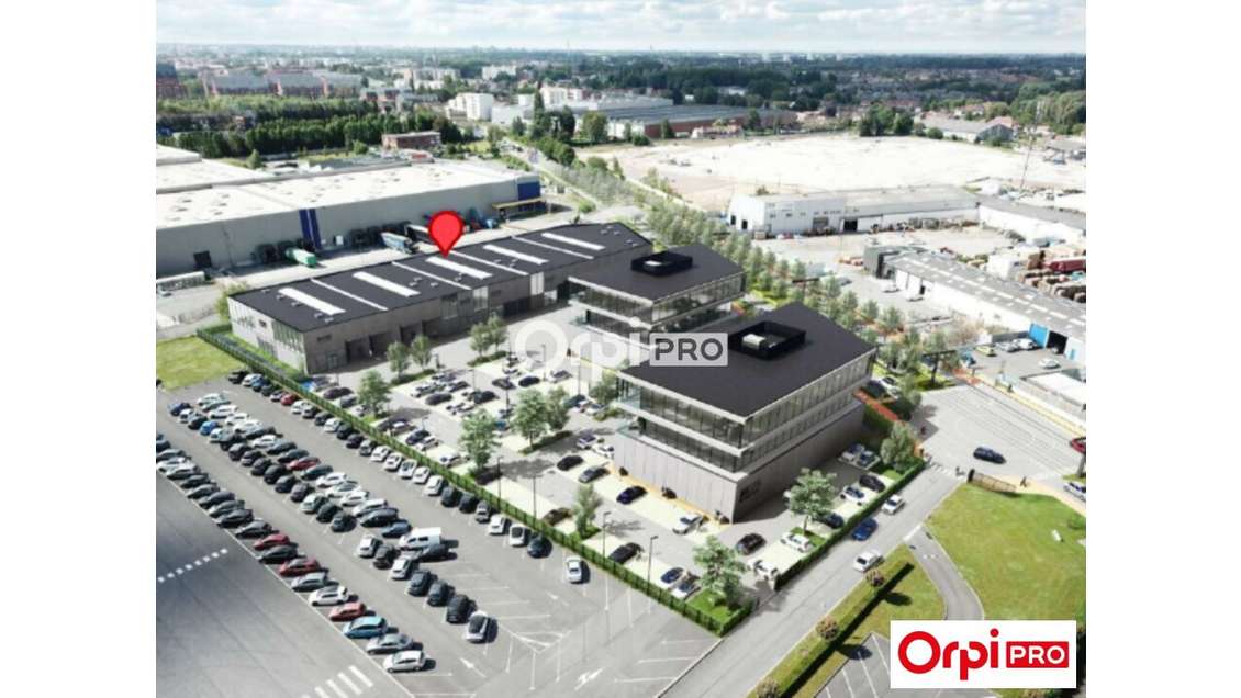 A louer entrepôt bureaux 780m² Marquette-lez-Lille