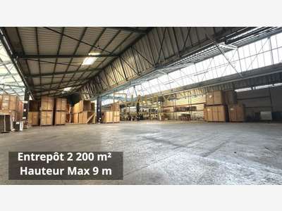 A louer entrepôt 2200m² Z.I Meaux accès direct N3