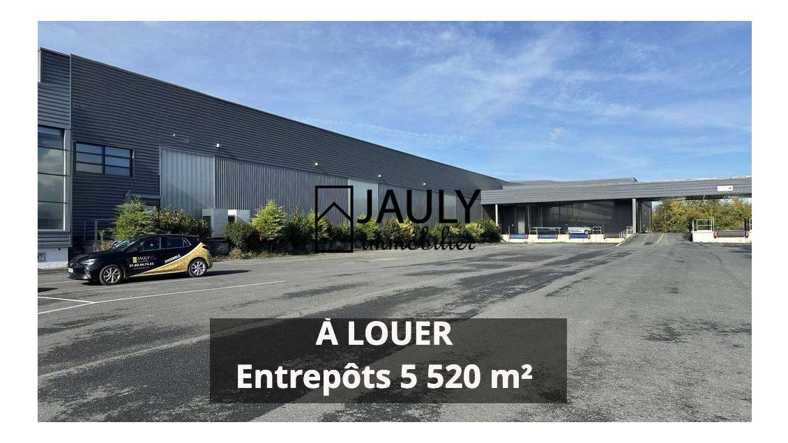 A louer entrepôt de 5 520m² en z.i de Meaux (77)
