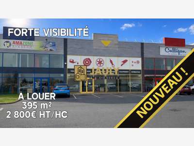 Loue local d'activité 395m² forte visibilité Meaux