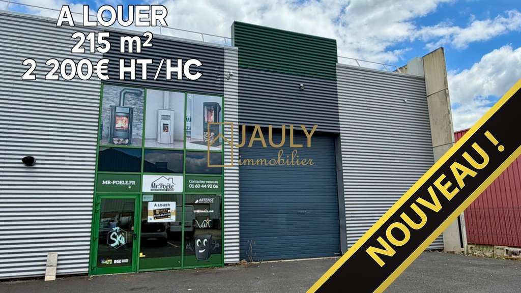 A louer local d'activité de 215m² en ZI Nord Meaux