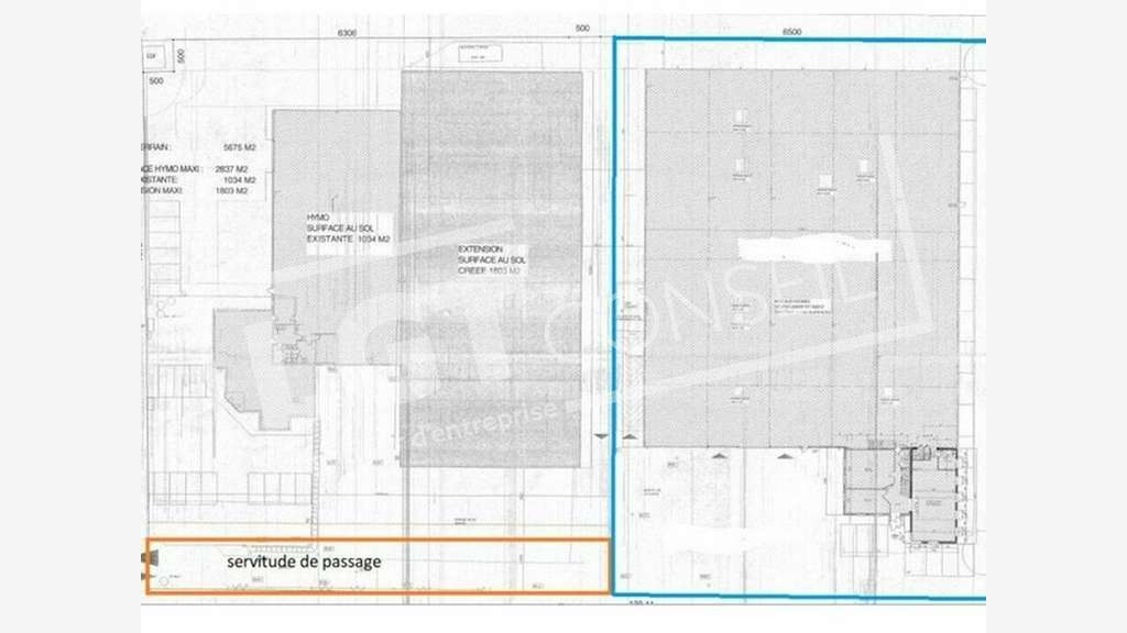 Bâtiment 3544m² à louer à Miribel-Les Echets