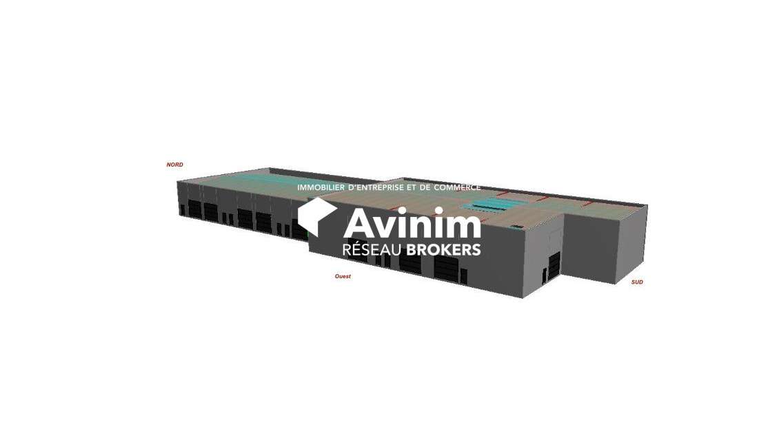 Batiment neuf de 2047 m² avec 2 700m² de terrain a