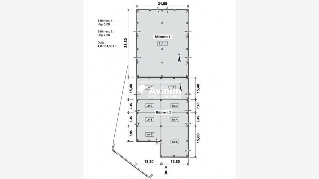 Batiment neuf de 482 m² a Montauroux