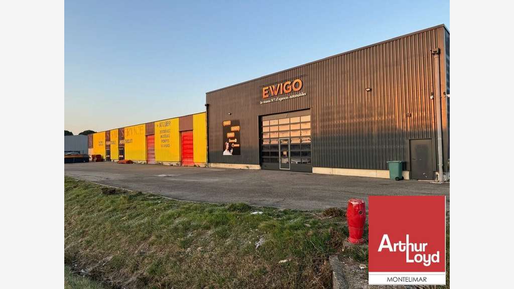 A louer entrepôt 1200m² Montélimar Zone du Meyrol