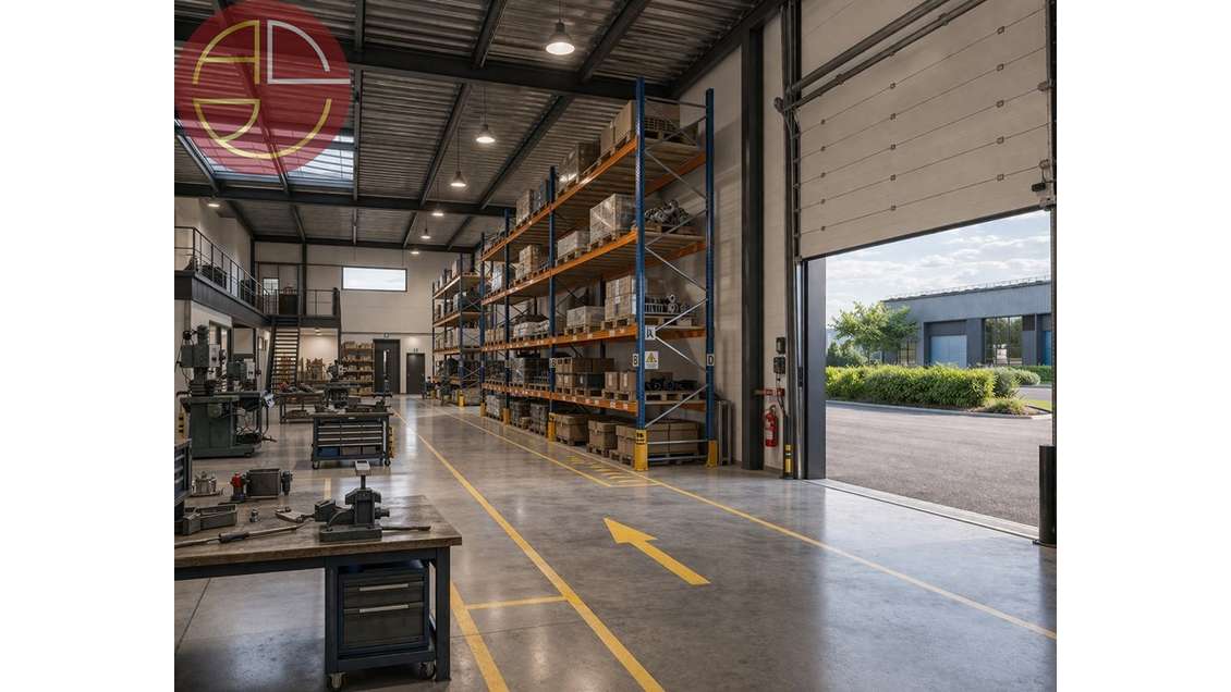 A louer entrepôt neuf 500m² à Muret A64