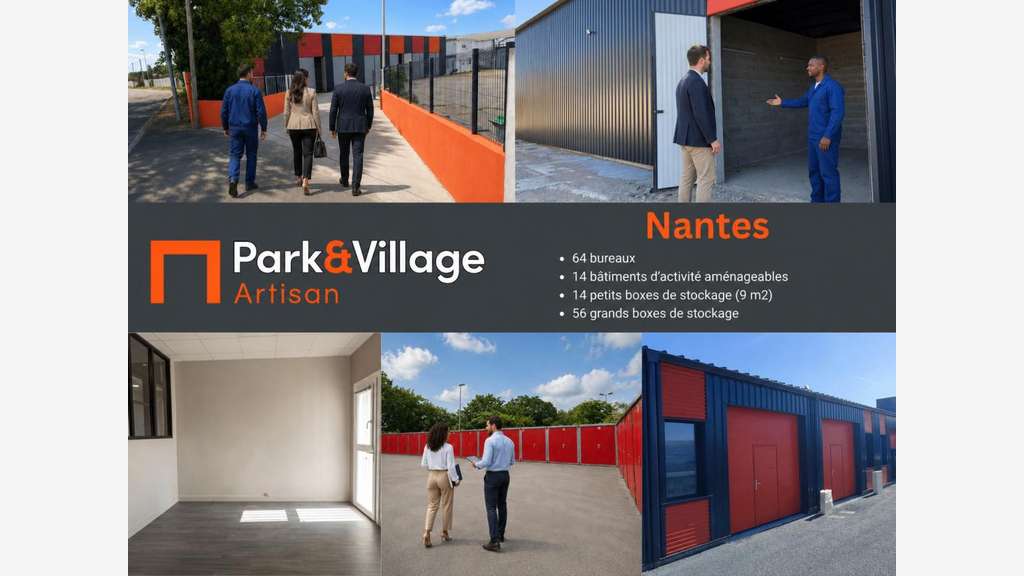 Loue stockage activité 65m² Sainte Luce sur Loire