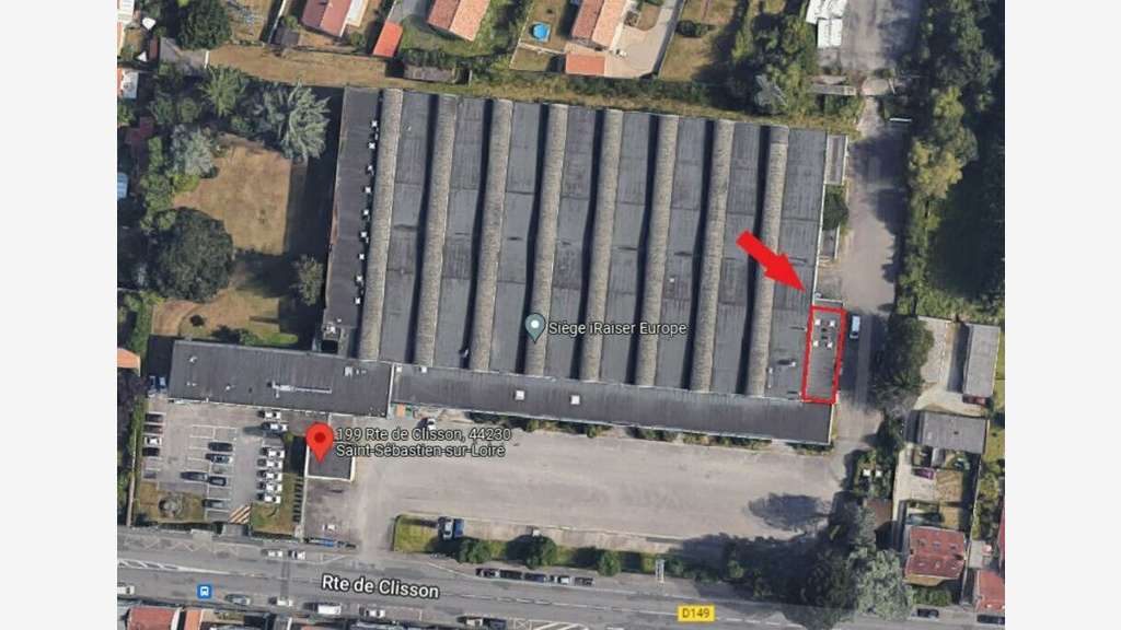 A louer entrepôt 140m² à Saint-Sébastien-sur-Loire