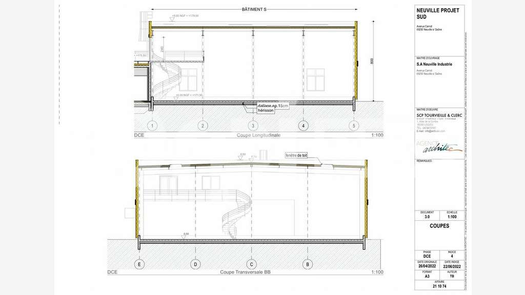 A louer local activité 230m² à Neuville-sur-Saône