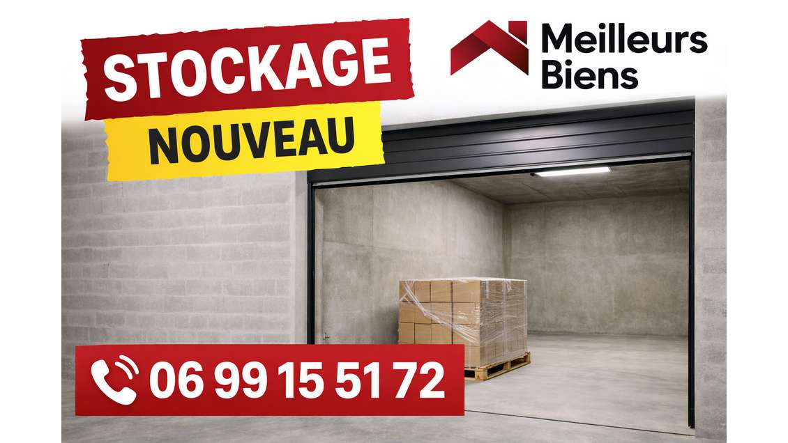 A louer local stockage sécurisé proche A8 Nice Est