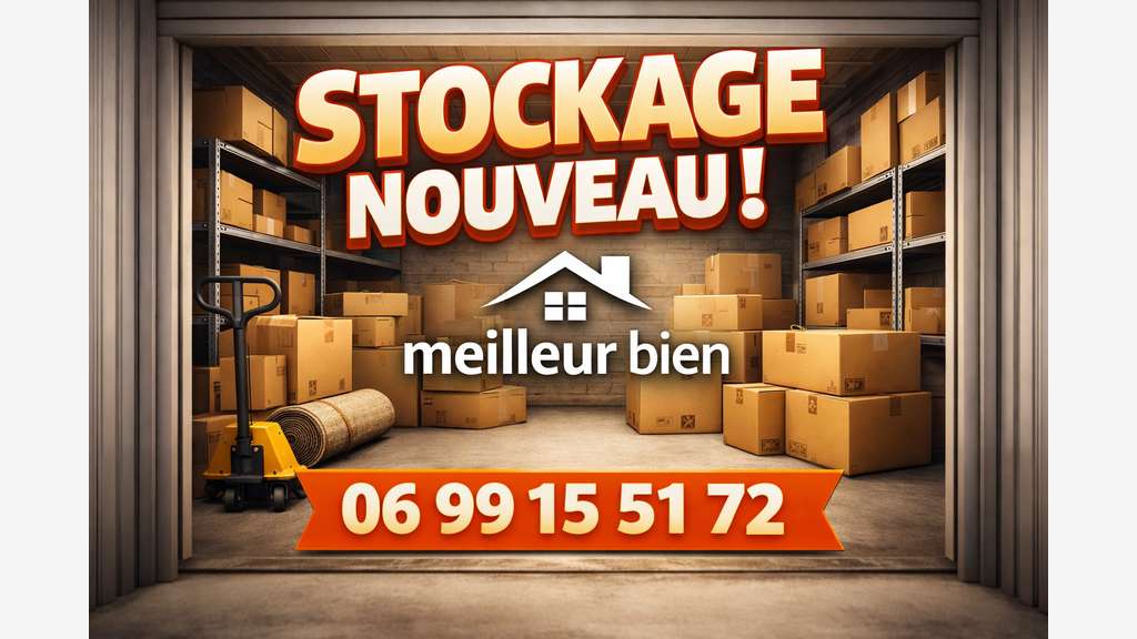 Loue local stockage sécurisé de 60m² à Nice Est
