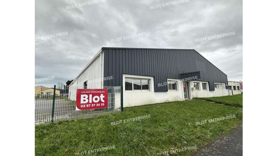 A louer local d'activités 750m² ZA Lorient Ouest
