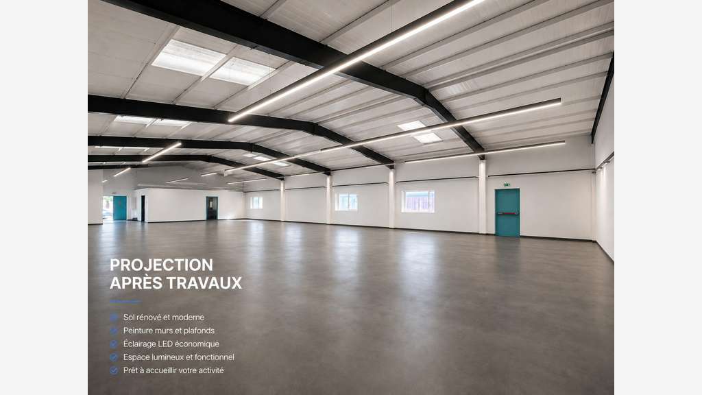 A louer local professionnel de 540m² à Ploeren