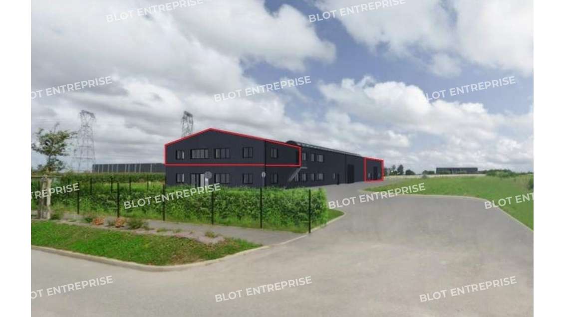 A louer locaux 372m² Plouédern zone Sant Alar