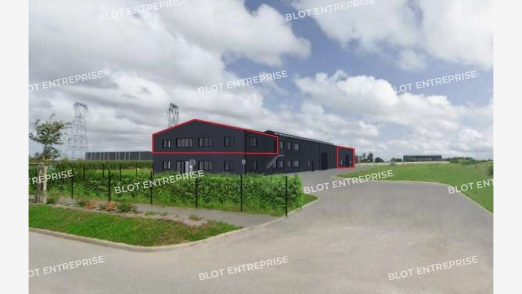A louer locaux 372m² Plouédern zone Sant Alar