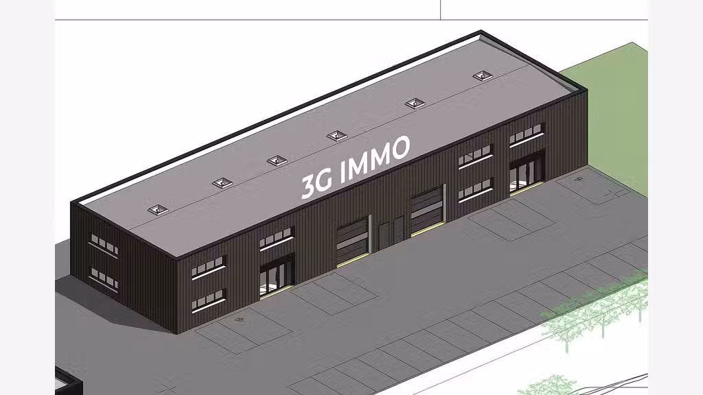 A louer cellule de 398m² à Plouédern empl strat