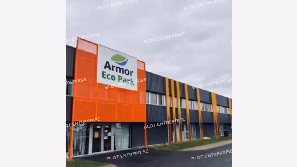 Loue local d'activités 190m² Ploufragan Châtelets