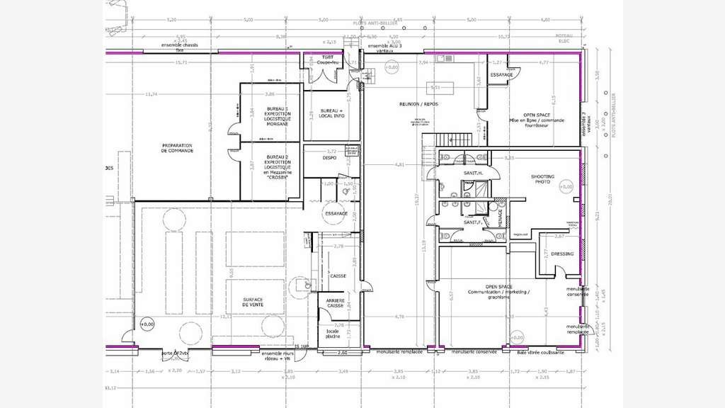 Entrepôt de 386m² à louer empl strat à Poitiers