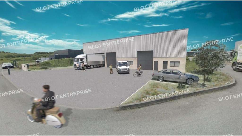 A louer 3 cellules d'activités 150m² à Pont-Péan
