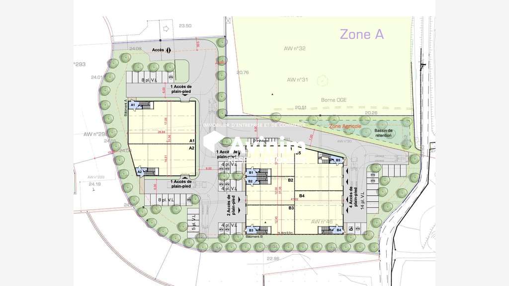 A louer local professionnel de 2 850m² en za Puget