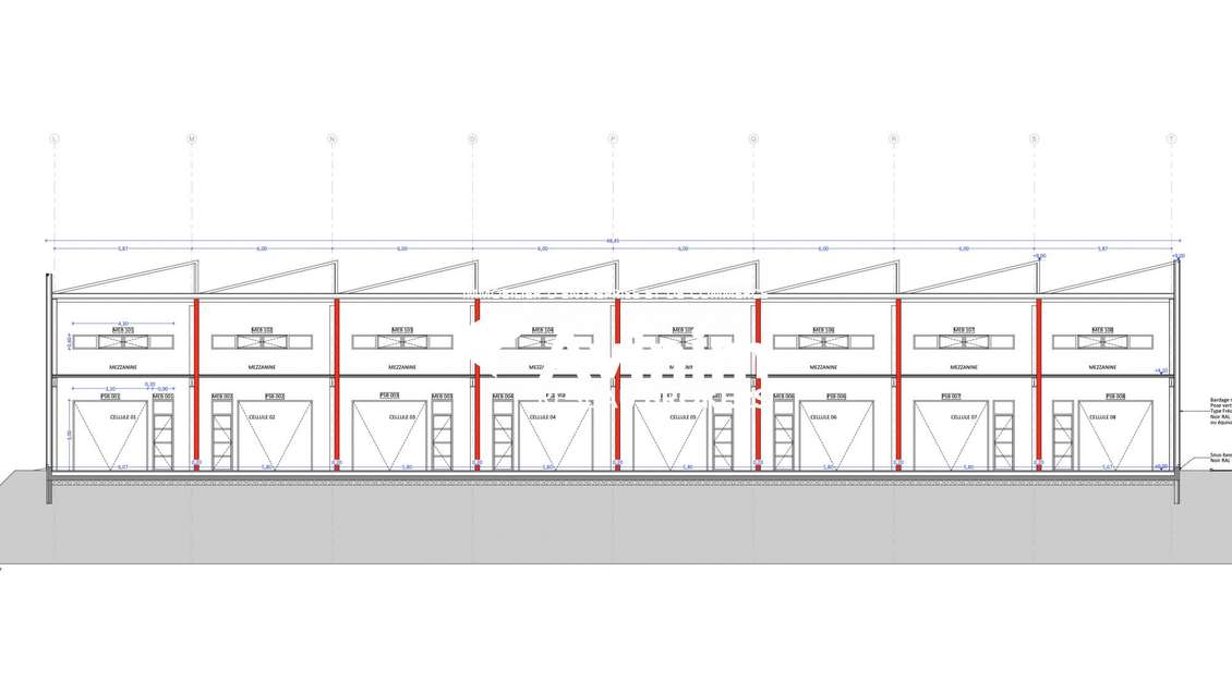 Location entrepôt 290 m2 - Stockage + Bureau