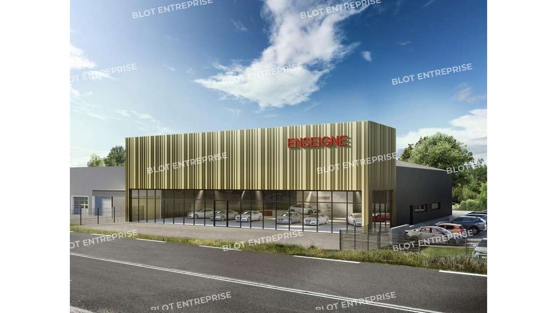 A louer locaux d'activités neufs 800m² à Quimper