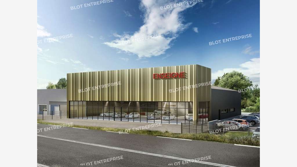 A louer locaux d'activités neufs 800m² à Quimper