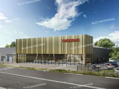 A louer locaux d'activités neufs 800m² à Quimper
