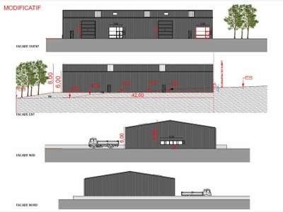 A louer local activité neuf 644m² RN165 à Quimper