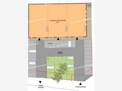 A louer local d'activités 1117m² à Quimper