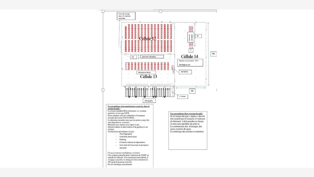 À louer – entrepôts à partir de 4 656 m² à Raillen