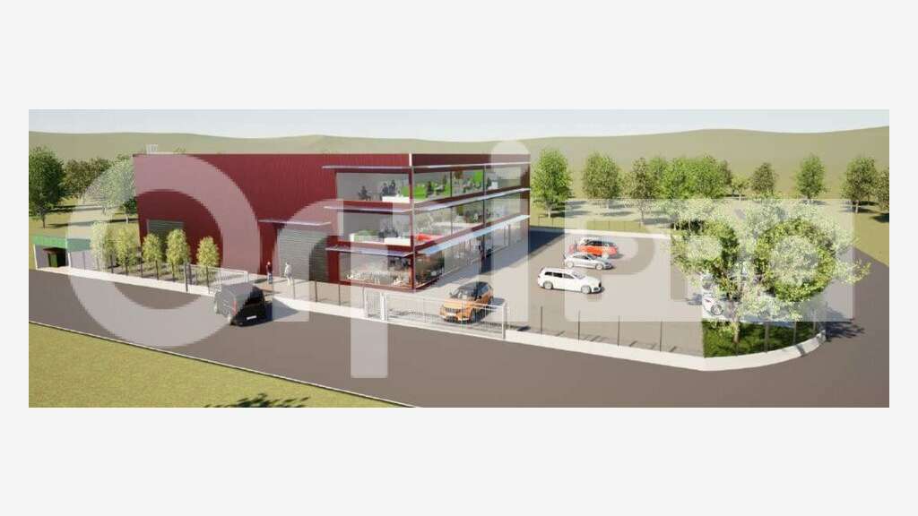 Loue entrepôt bureaux 1300m² sur Degrad des Cannes