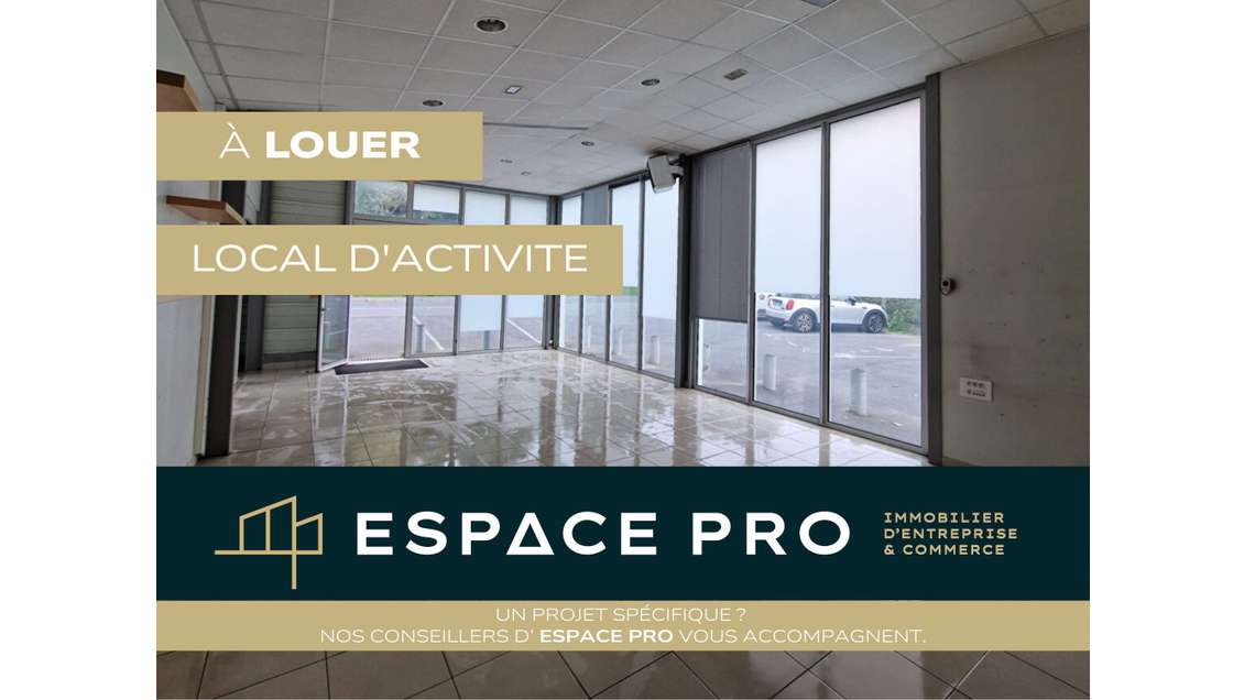 A louer local d'activités 400m² Ouest de Caen