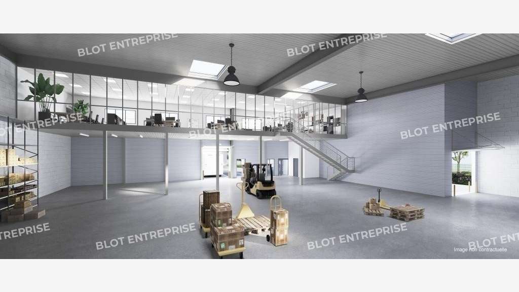 A louer cellule d'activités neuve 335m² Nantes Sud