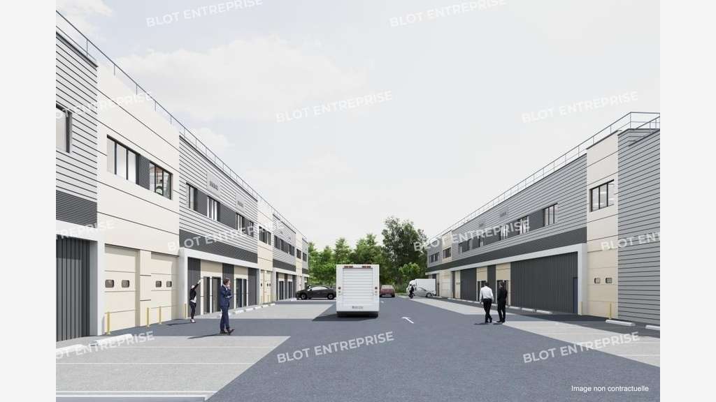 A louer cellule d'activités neuve 281m² Nantes Sud