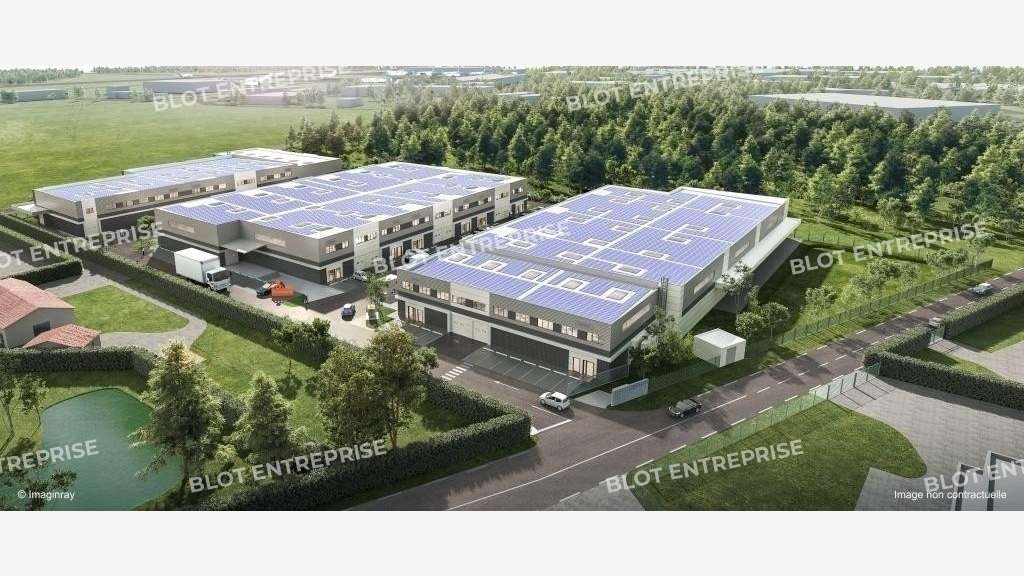 A louer cellule d'activités neuve 309m² Nantes Sud