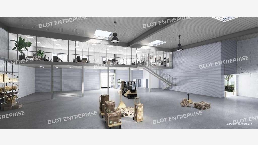 A louer cellule d'activités neuve 313m² Nantes Sud