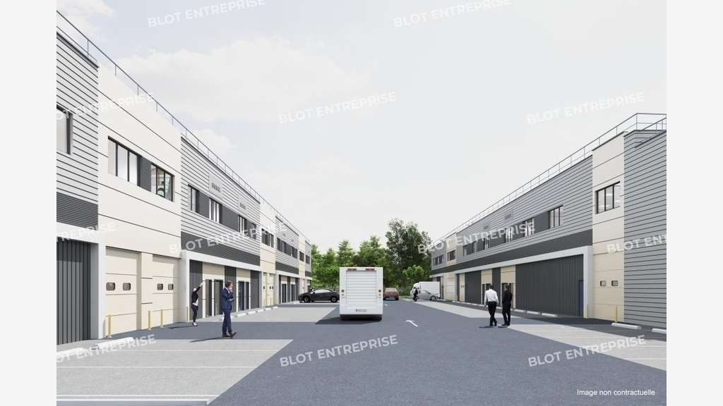 A louer cellule d'activités neuve 342m² Nantes Sud