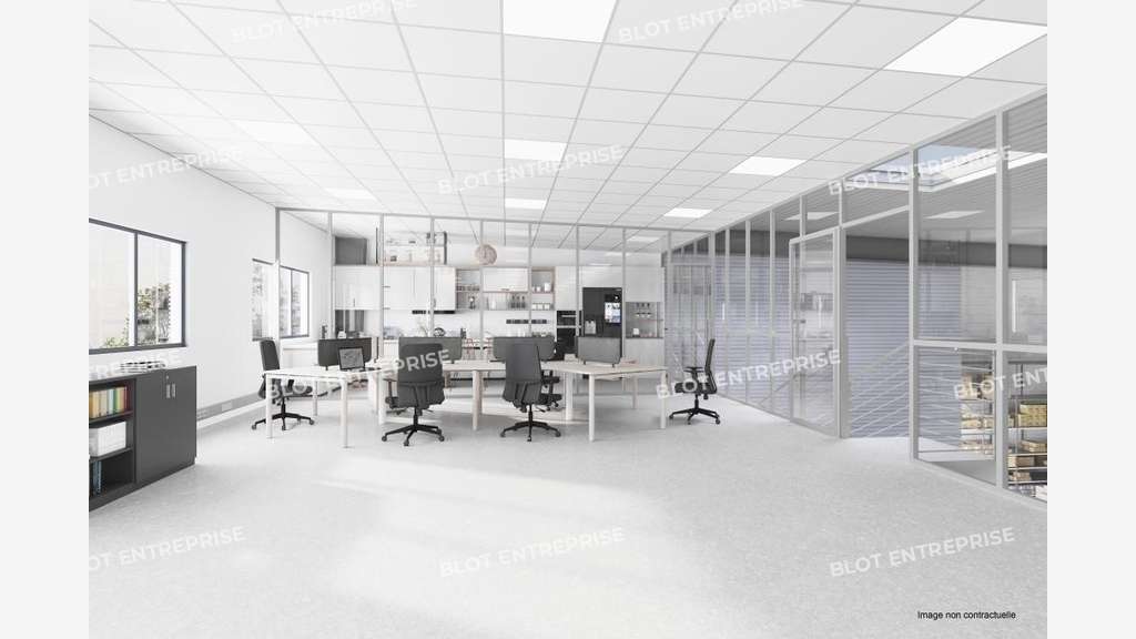 A louer cellule d'activités neuve 342m² Nantes Sud
