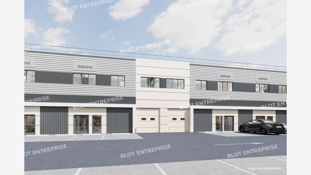 A louer cellule d'activités neuve 342m² Nantes Sud